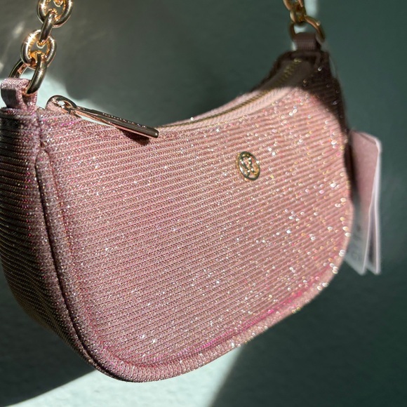 lululemon athletica Handbags - lululemon City Essentials Pink Glitter Nano Bag BNWT